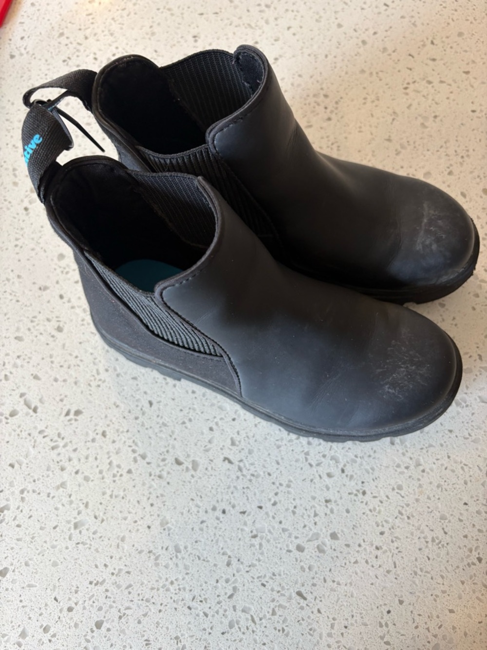 Black Native Waterproof Kensington Boots Size J1